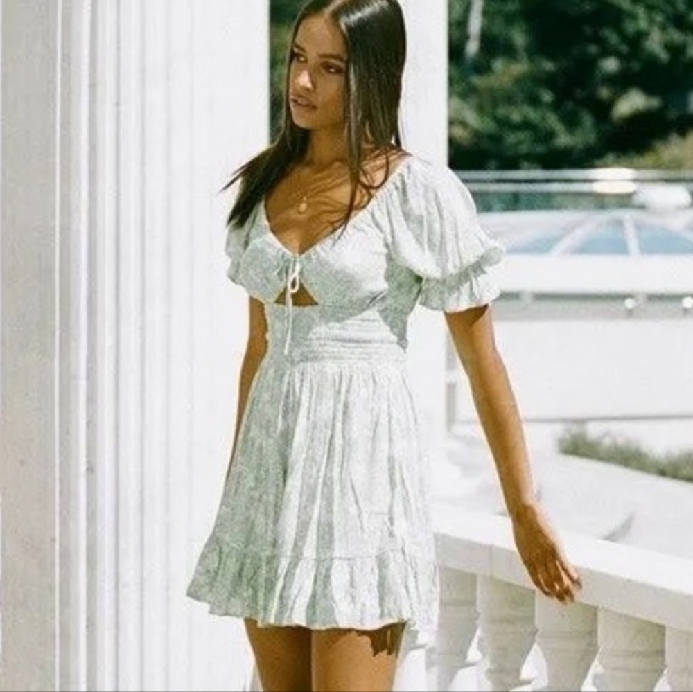 Sabo Skirt Sol Mini Dress XS Mint Green